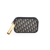 Christian Dior Oblique Navy Pouch